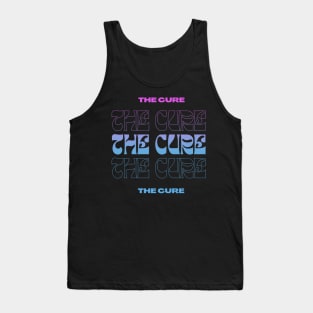 The Cure // Typography Fan Art Design Tank Top